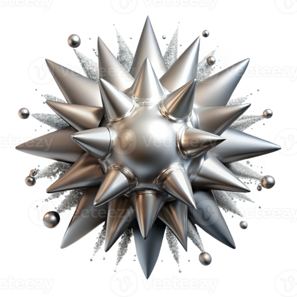 extraordinary modern Dynamic Silver Particle Burst Cutout png