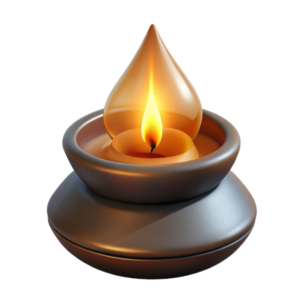 serene classic Flickering Firelight Transparent Background Isolated Element exclusive png