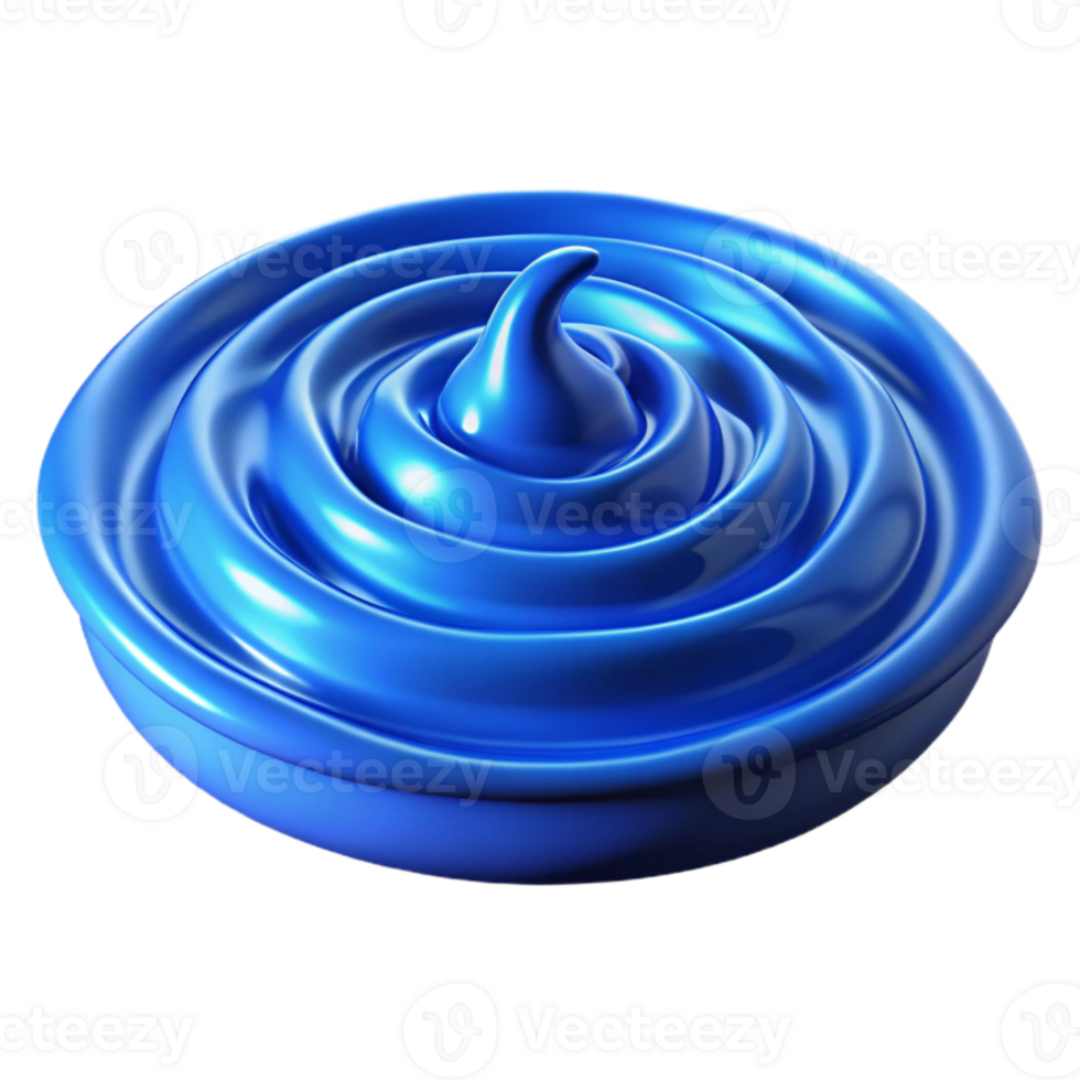extraordinary minimalist Flowing Water Ripples Blue Isolated Element original png