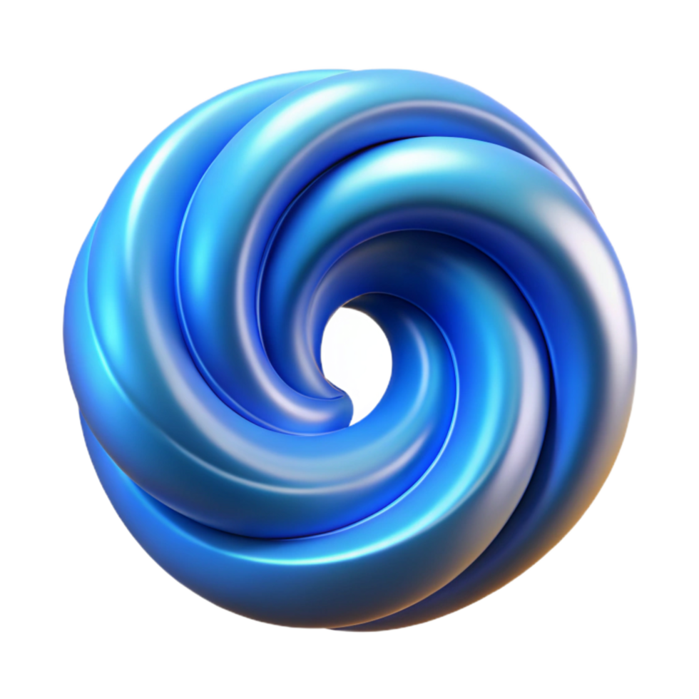 impressive rustic Flux Formation Dynamic Swirl Blue Gradient Transparent Background professional png