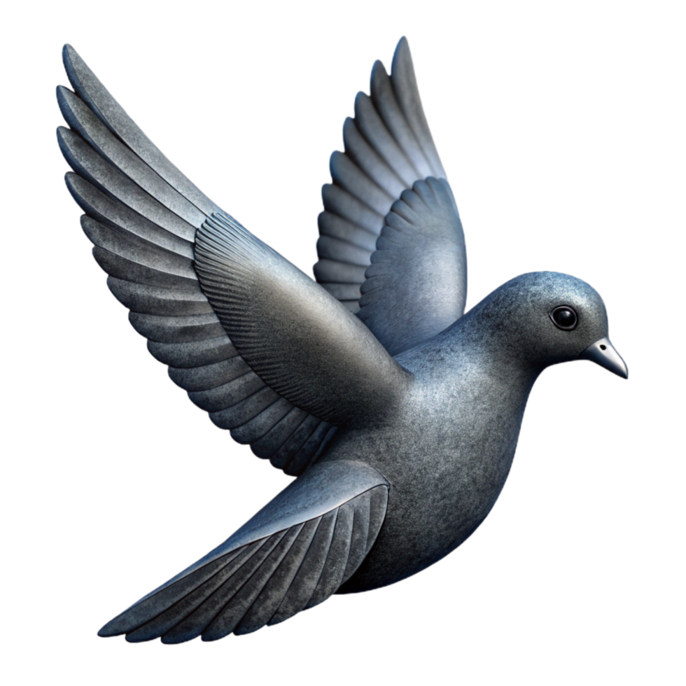 stunning minimalist Flying Bird Silhouette Side View Cutout high resolution png