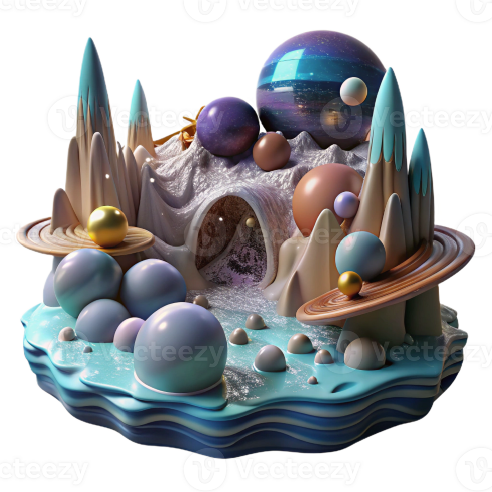 dramatic abstract Galactic Flood Isolated with Overwhelming Scale exclusive png