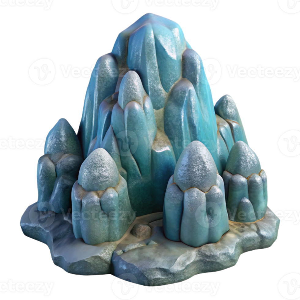 extraordinary minimalist Gelid Grotto Rock Formations Transparent Background original png