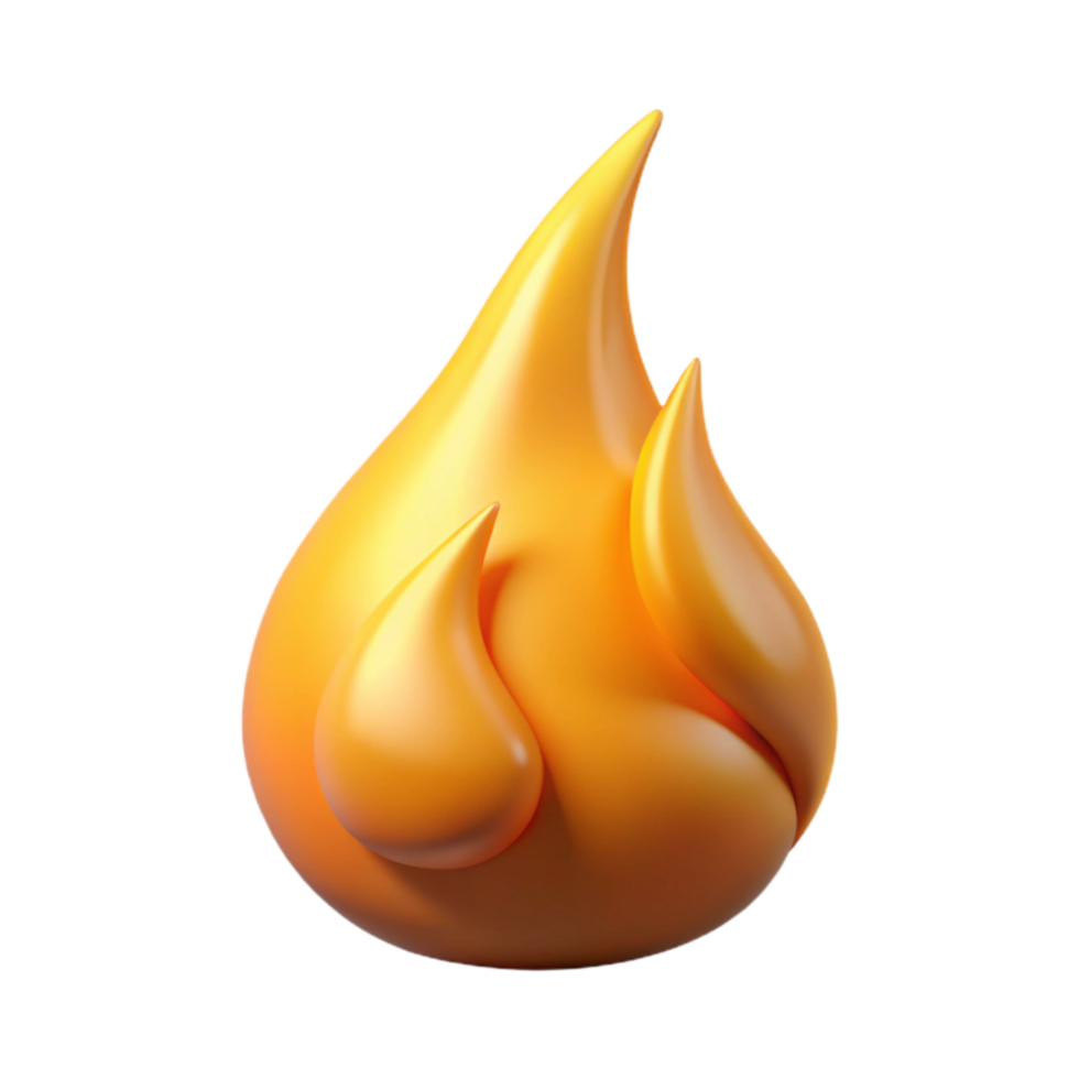 impressive rustic Isolated Flickering Flame with Shadow Transparent Background png