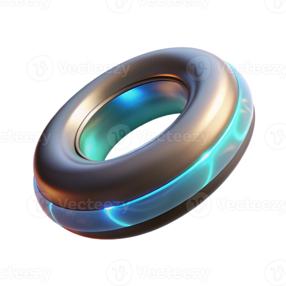 magnificent creative Levitation Device with Glowing Ring Transparent high quality png