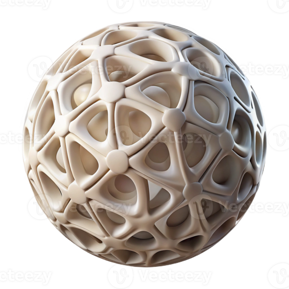 serene artistic Light Sphere Pattern Background Cutout Element png