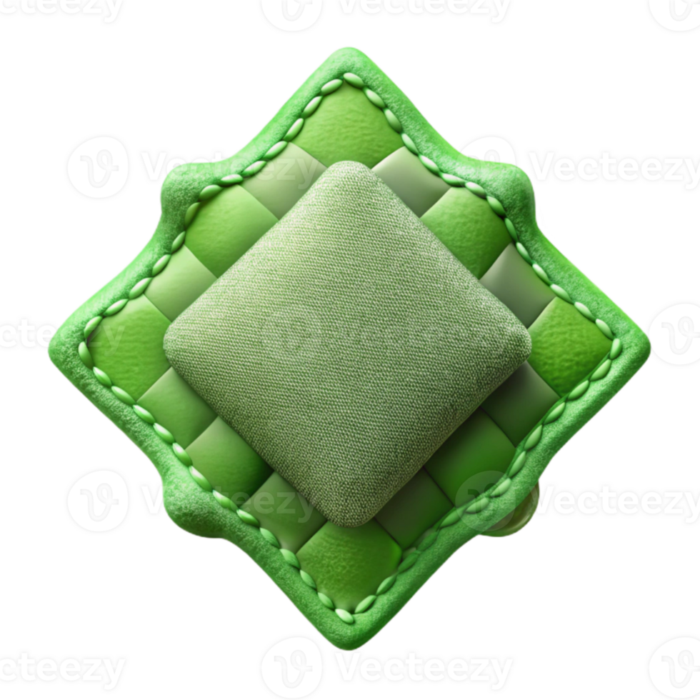 wonderful artistic Light Green Terraverde Tapestry Patch Cutout Transparent Background original png