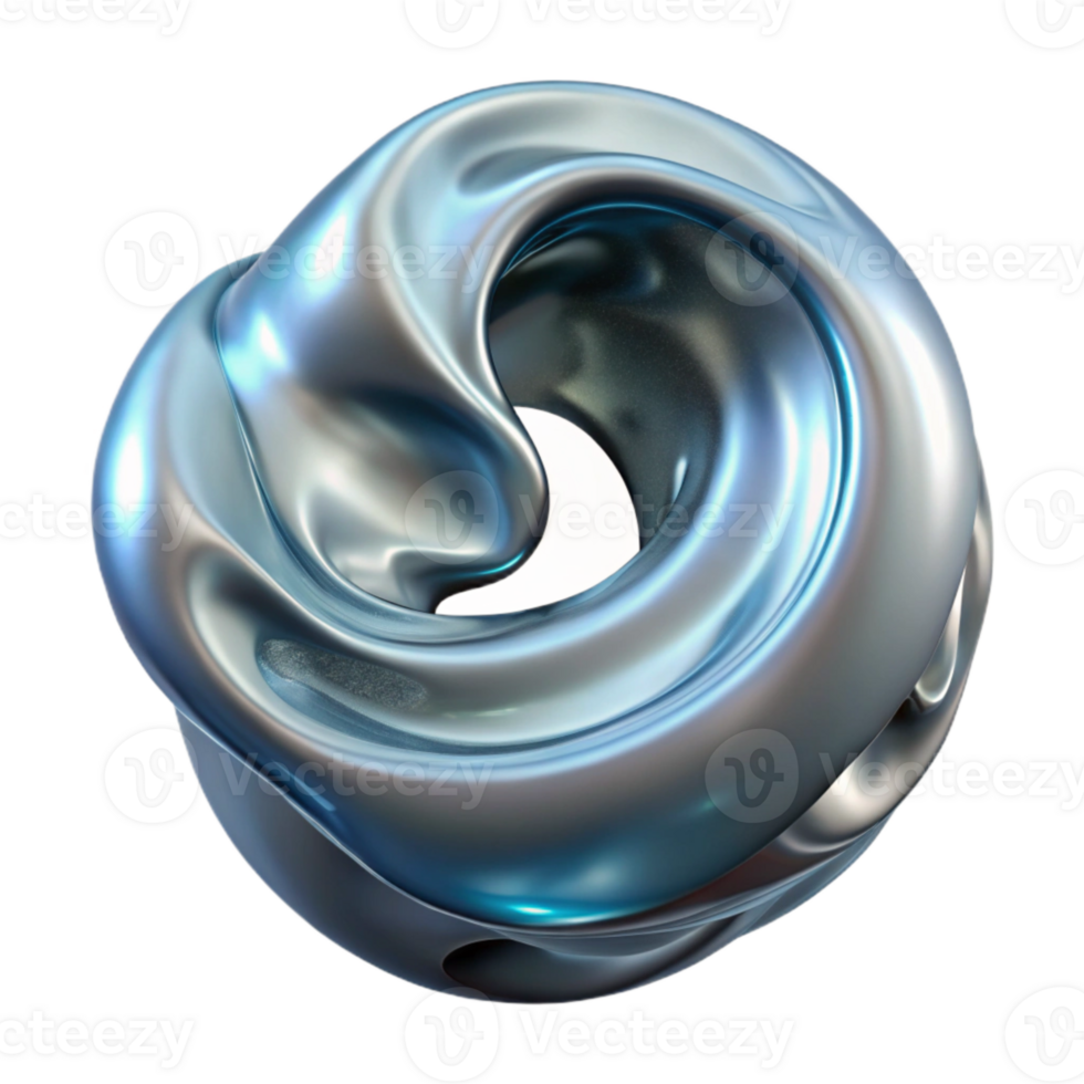 stunning creative Liquid Metal and Ice Collision Side View Cutout Element professional png