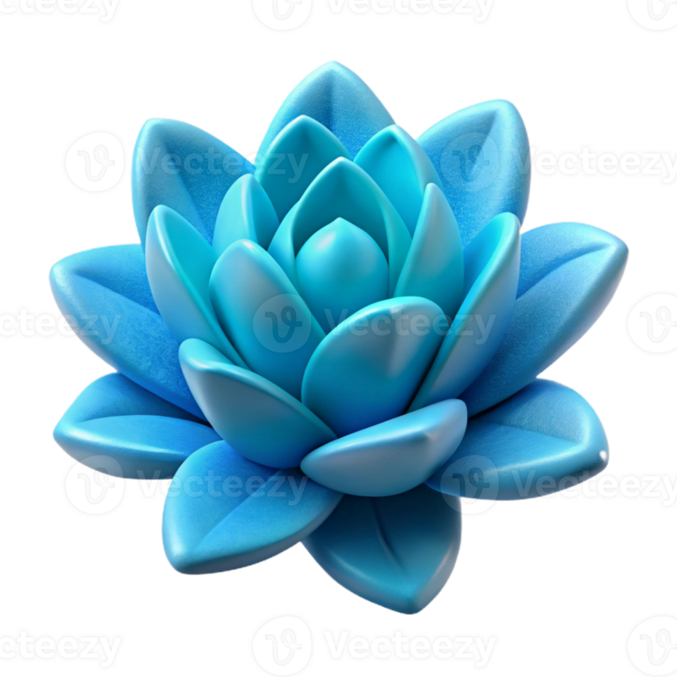 magnificent rustic Machine Grown Botanical Form Transparent Background Blue Hue high quality png