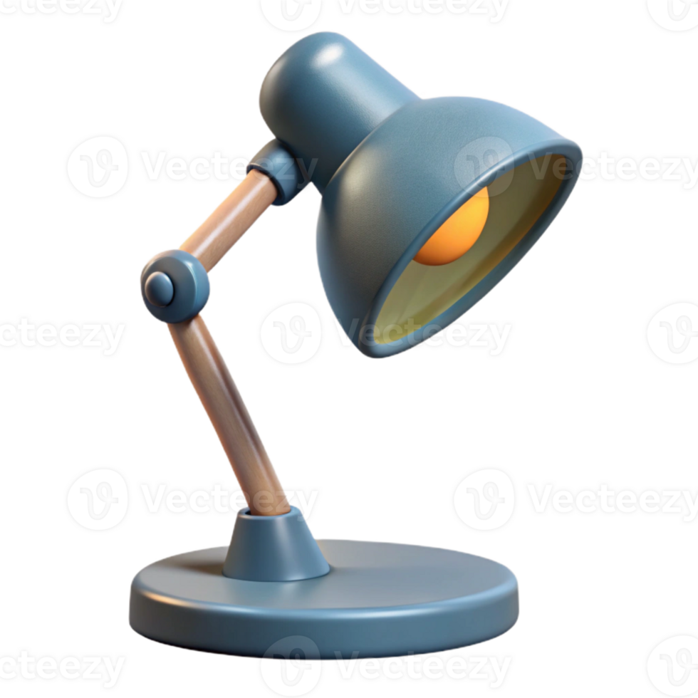 stunning contemporary Modern Desk Lamp with Warm Light Cutout detailed png