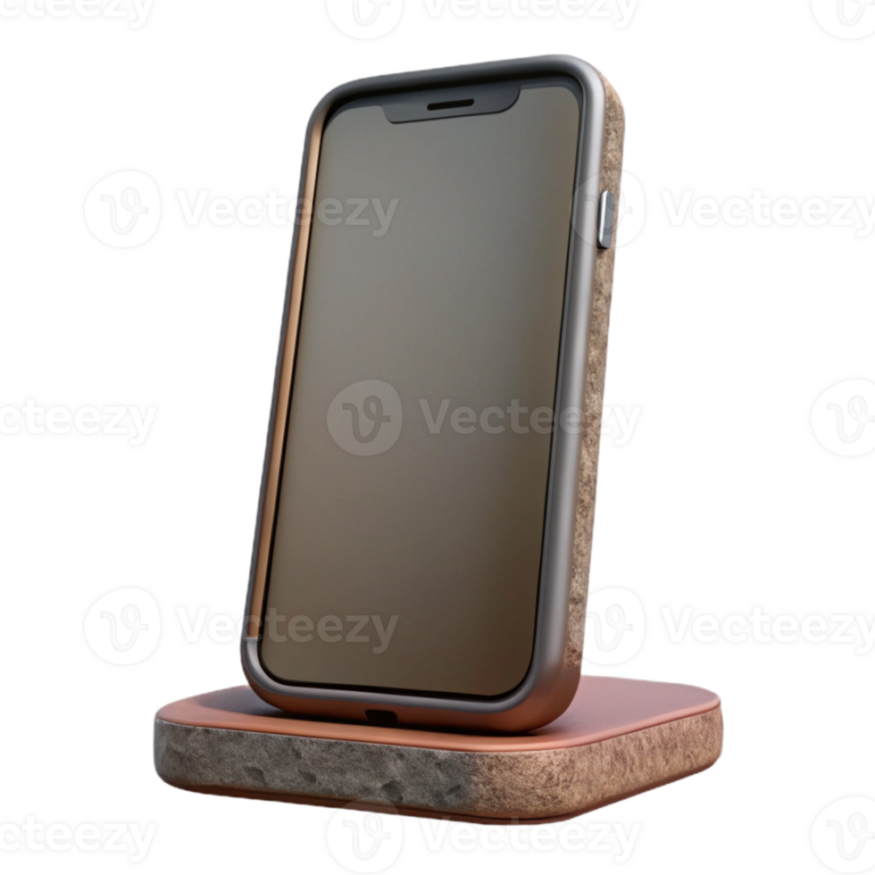 magnificent creative Modern Smartphone Front View with Transparent Background professional png