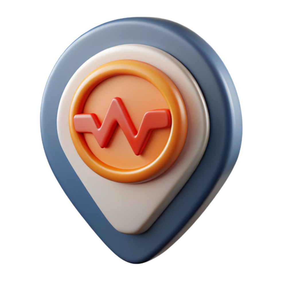 beautiful traditional Modern Seismic Activity Monitoring Icon Cutout detailed png