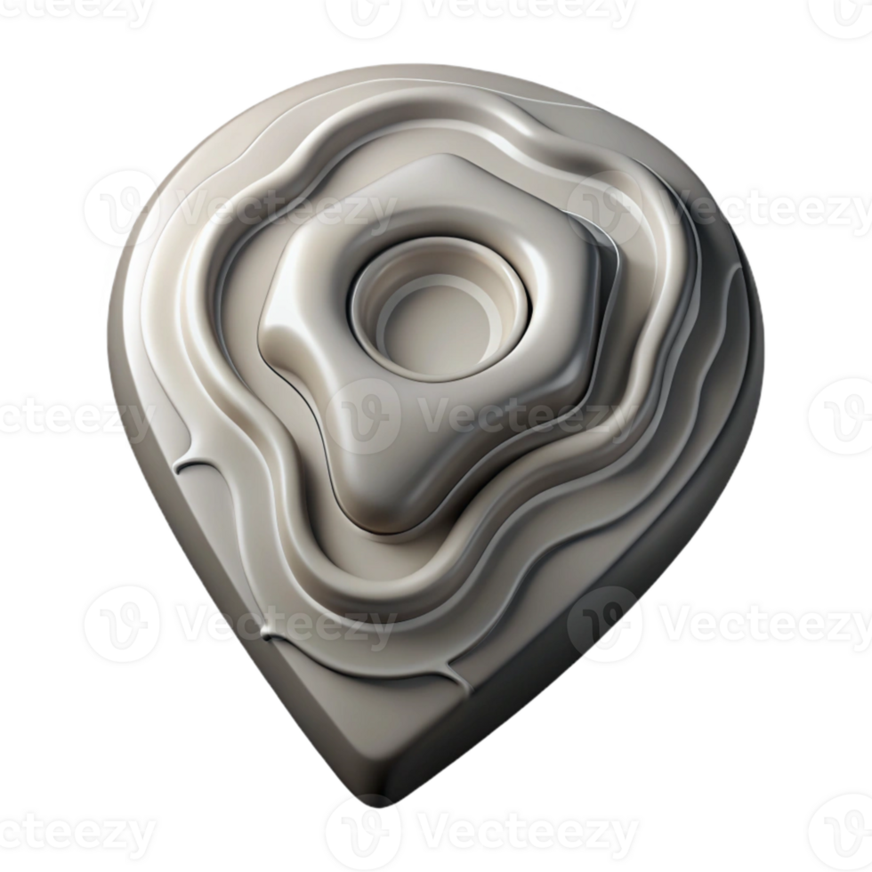 beautiful vintage Monochrome Spectral Contour Map Icon Transparent high resolution png