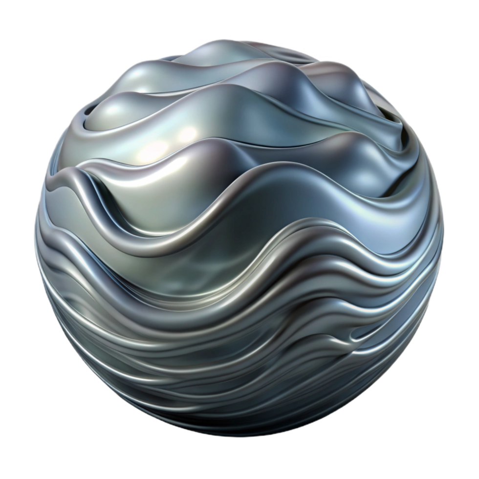 extraordinary abstract Monochrome Distorted Reflection in Water Waves Transparent Background exclusive png