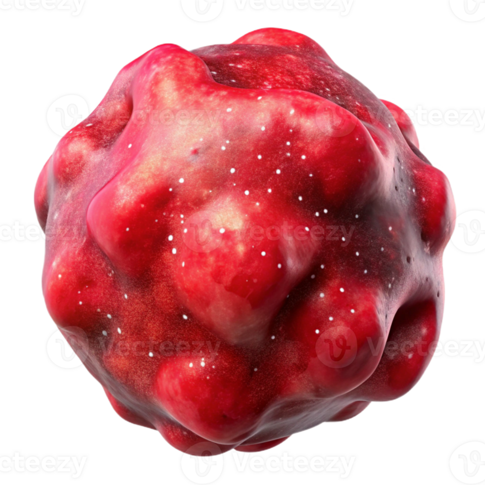 dramatic abstract Nebula Nomad in Red Nebula Close Up Isolated professional png