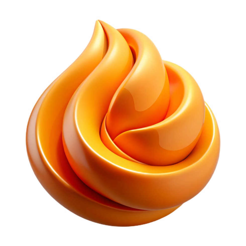 stunning classic Orange Flux Formation Energetic Design Transparent high resolution png