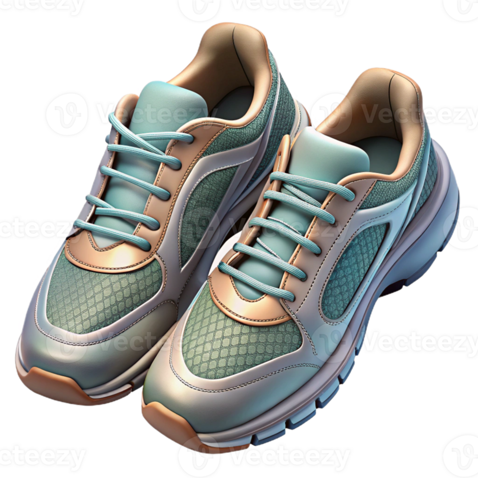 magnificent classic Pair of Running Shoes Top View Transparent Cutout professional png
