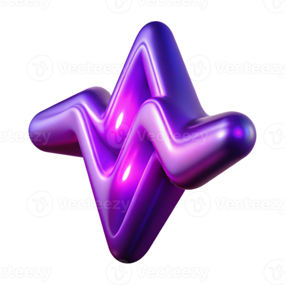 dramatic minimalist Purple Energy Pulse with Transparent Background exclusive png
