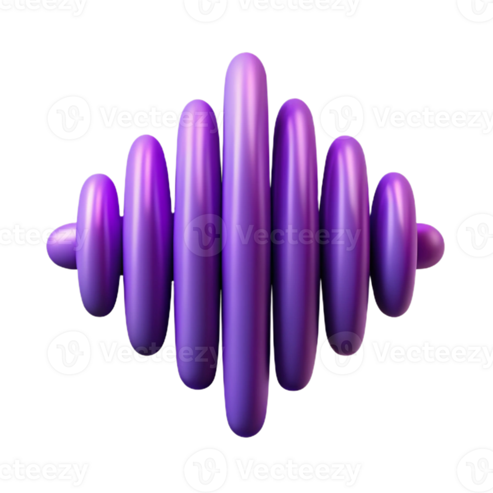 extraordinary contemporary Purple Soundwave Frequencies Isolated Illustration original png