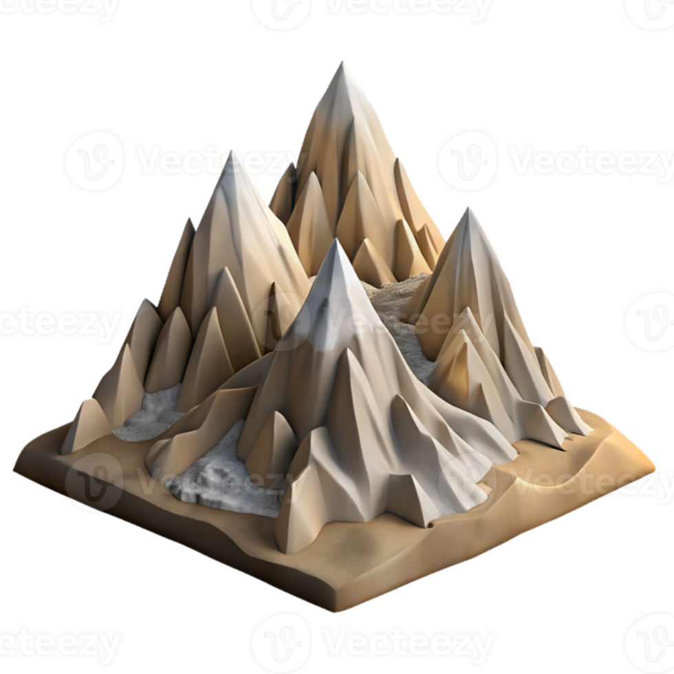 impressive minimalist Realistic Aeropex Ascenders Mountain Range Cutout high quality png