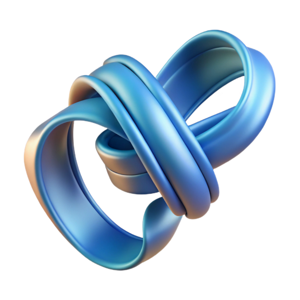 impressive rustic Realistic Ribbon with Curls and Depth Illusion Isolated high resolution png