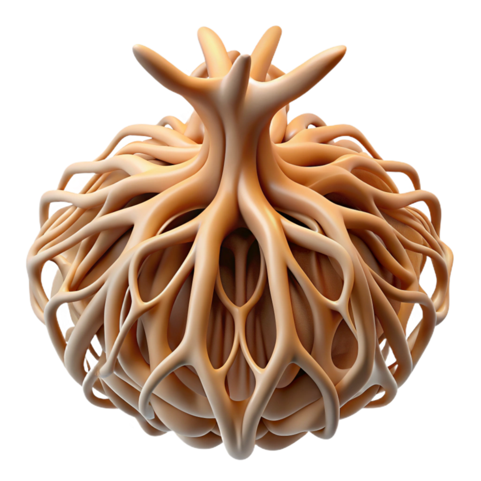 stunning minimalist Root System Intricate Detail Isolated Element authentic png