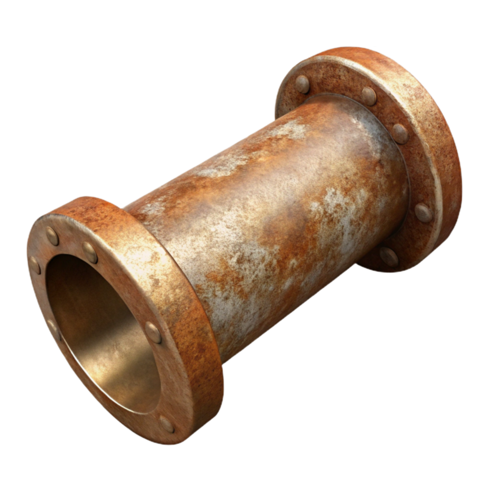 wonderful artistic Rusty Metal Pipe Texture Industrial Style Transparent genuine png