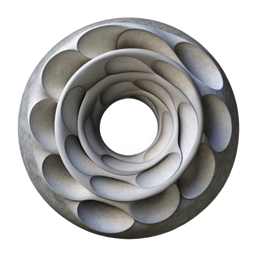 extraordinary rustic Shadowed Circles Creating Depth Illusion Cutout professional png