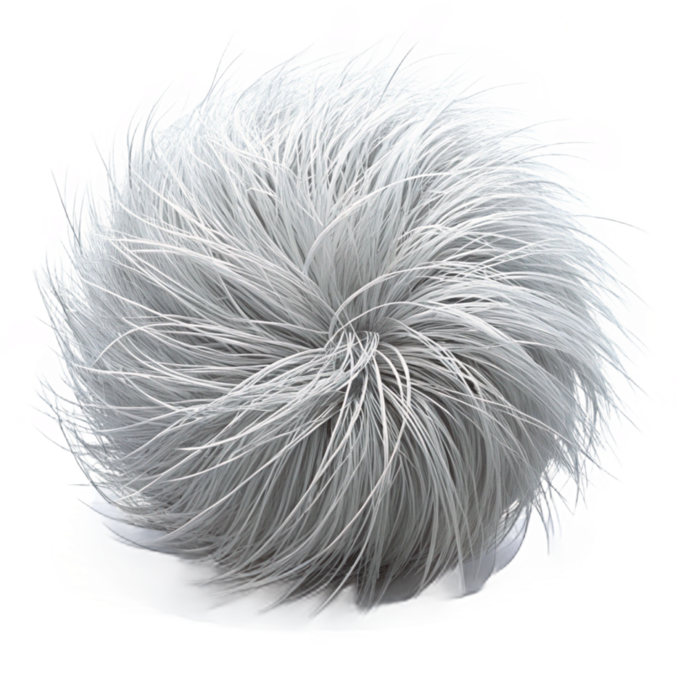 dramatic traditional Shining White Strands Isolated in Darkness png