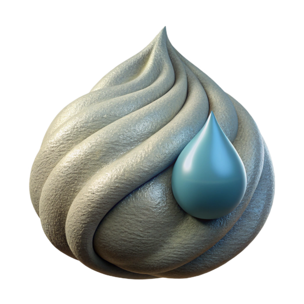 beautiful modern Silken Fiber with Dewdrop Side View Transparent genuine png