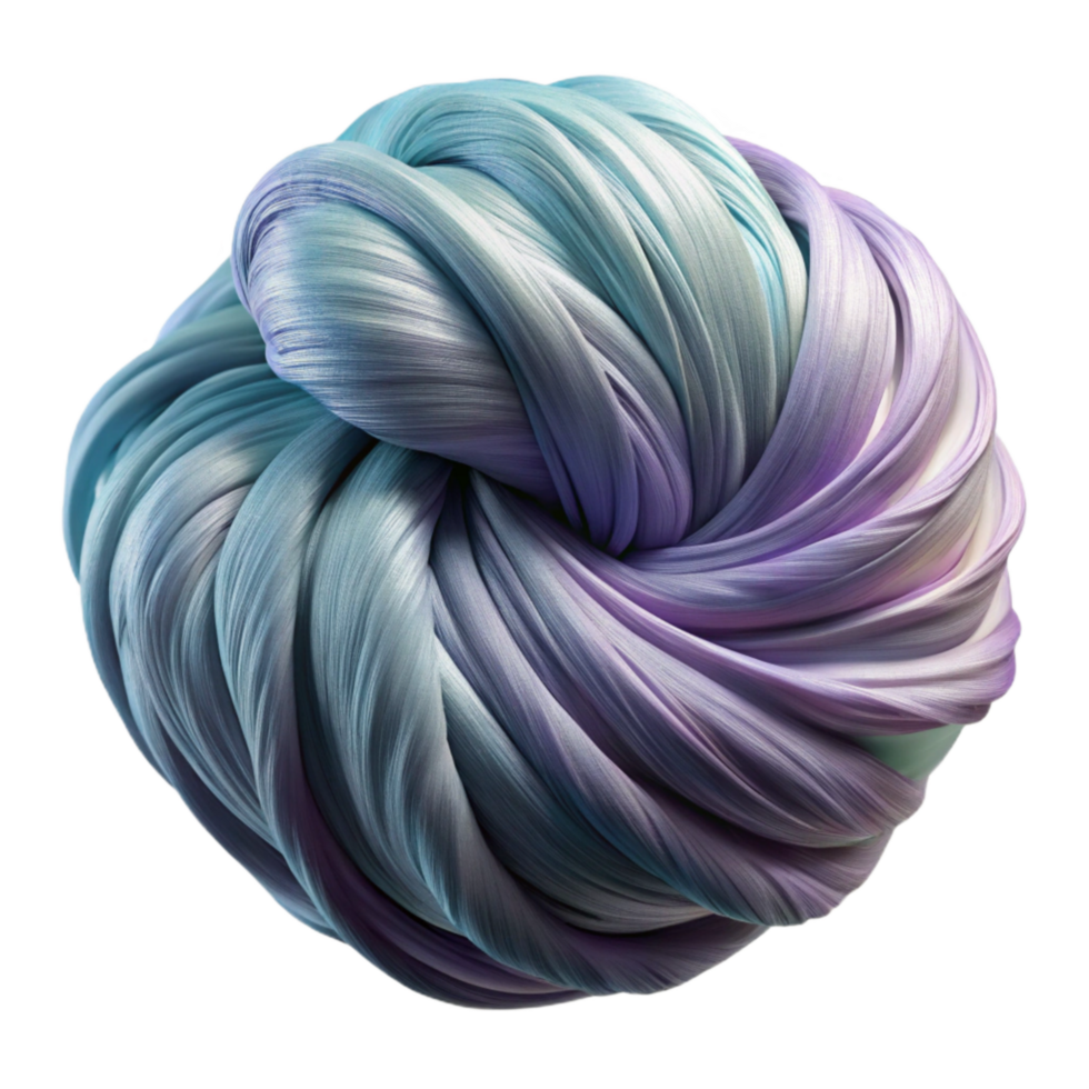 beautiful artistic Silken Gossamer Threads Side View Transparent Background high quality png