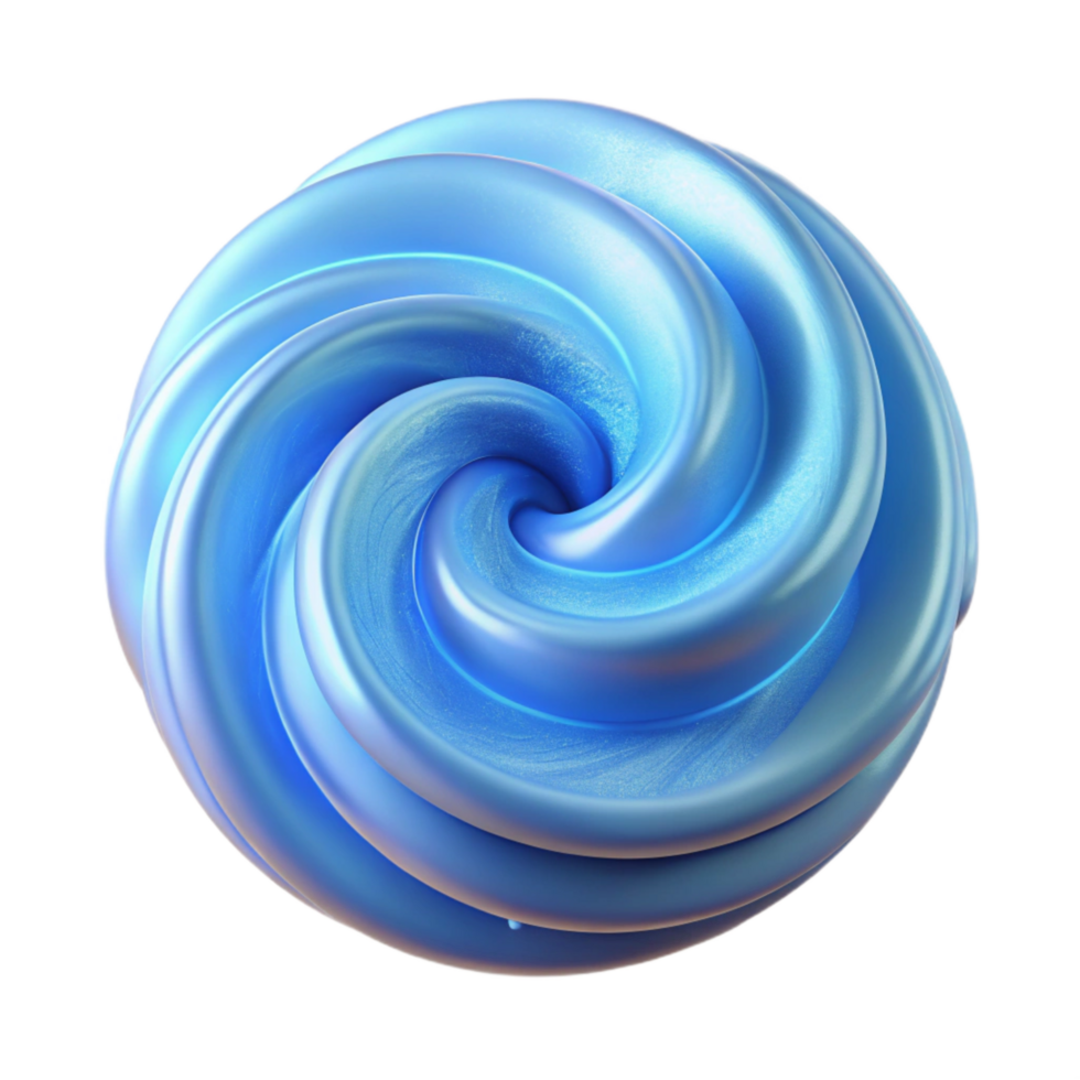stunning classic Soft Blue Particle Swirl with Transparent Background professional png