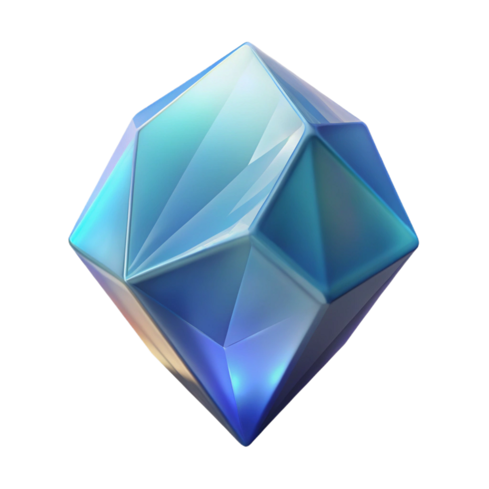 beautiful traditional Soft Edge Crystal Cutout Dreamlike Geometric Shapes high quality png