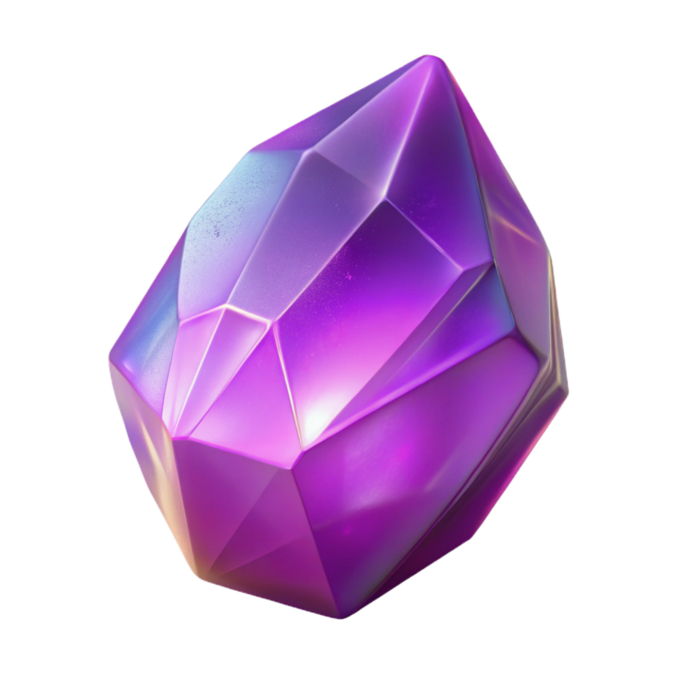 extraordinary abstract Soft Edge Crystal Cutout Dreamlike Geometric Shapes professional png