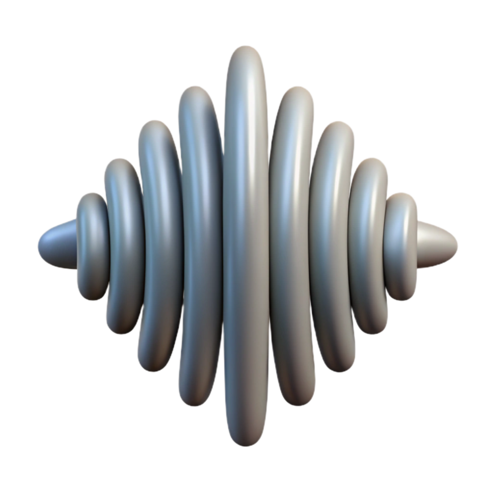 serene classic Soundwave Interference Pattern Isolated Graphic authentic png
