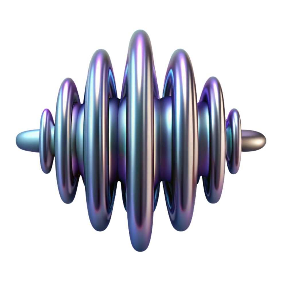 stunning minimalist Soundwave Reflected Sound Isolated with Mirrored Effect high resolution png