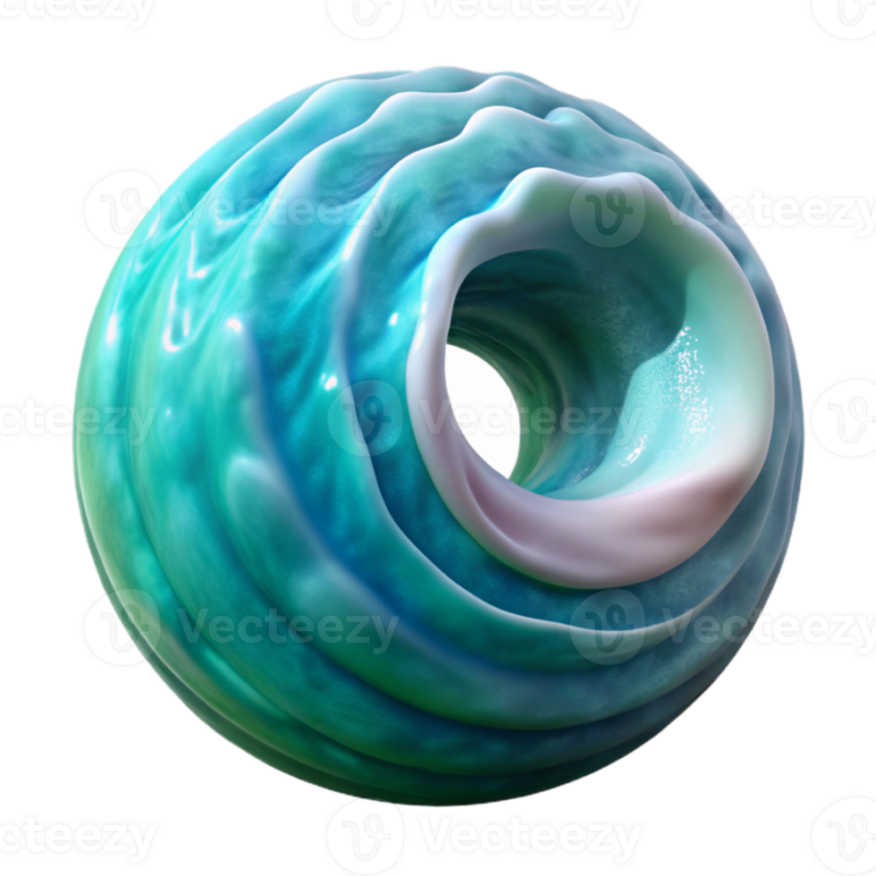 extraordinary traditional Space Ocean Wave Top View Transparent Background exclusive png