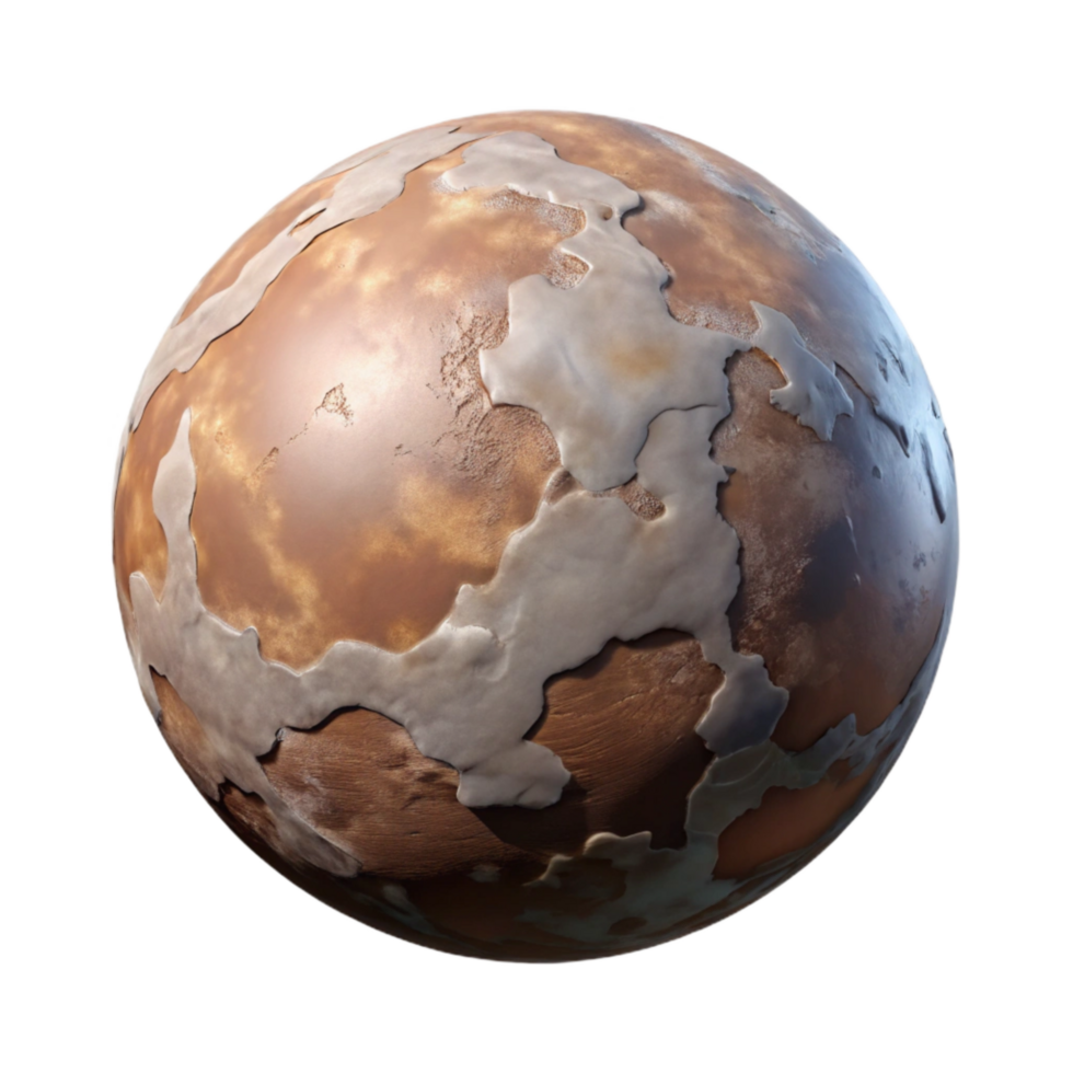 beautiful abstract Sphere Illustration Isolated with Realistic Lighting authentic png