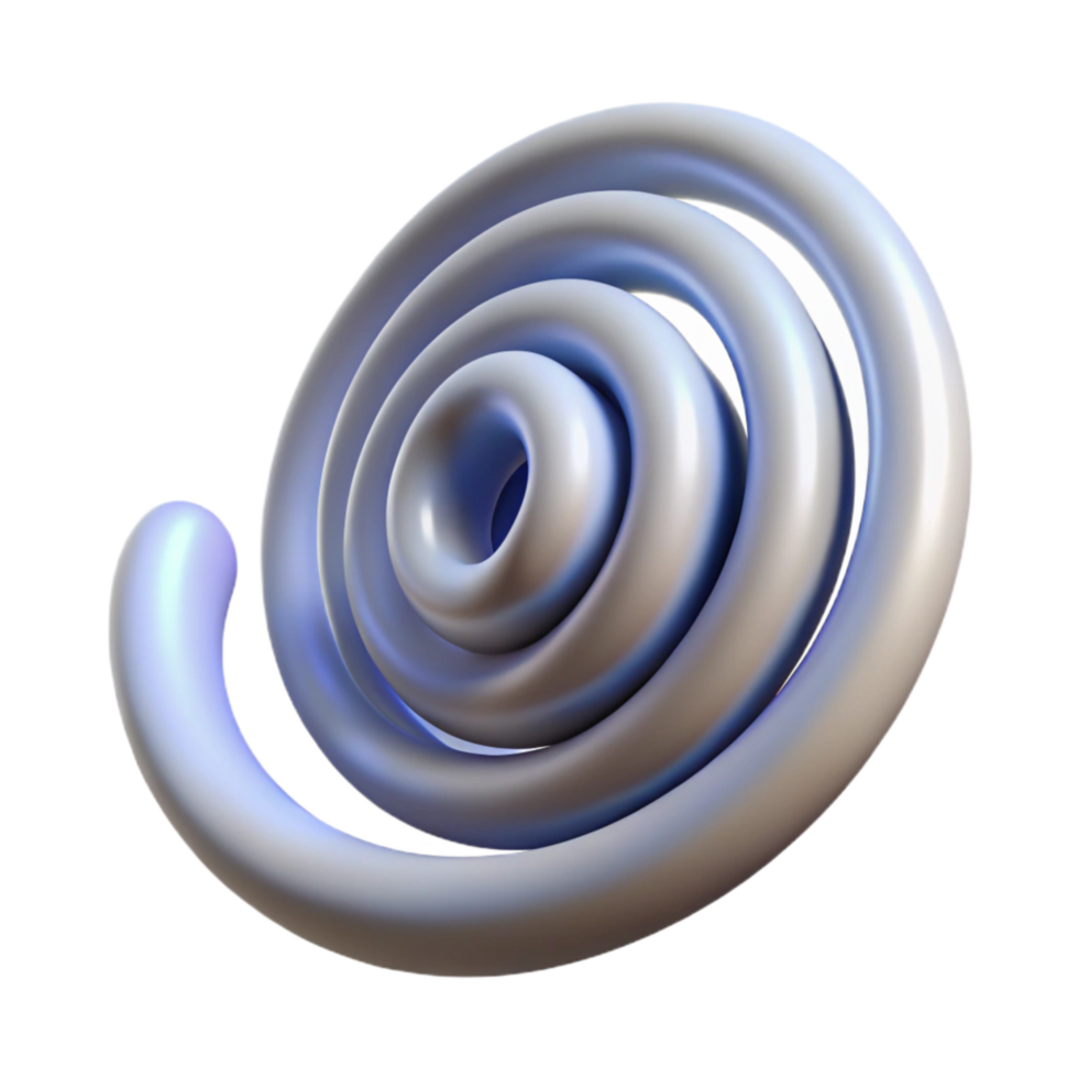 serene rustic Spiral Soundwave Motion Cutout with Blur Effect high quality png