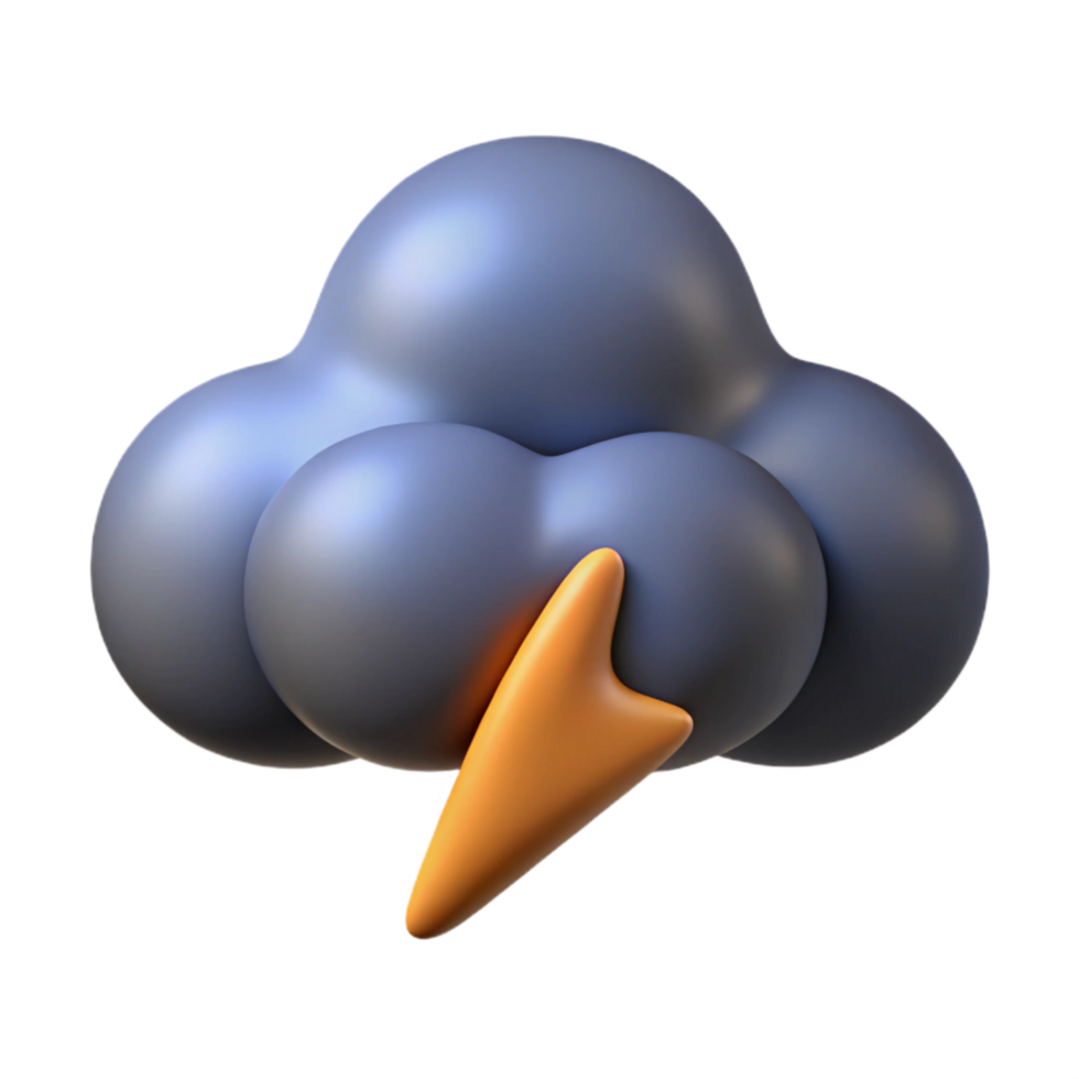 dramatic modern Stormy Sky Cutout Element with Diagonal Composition authentic png