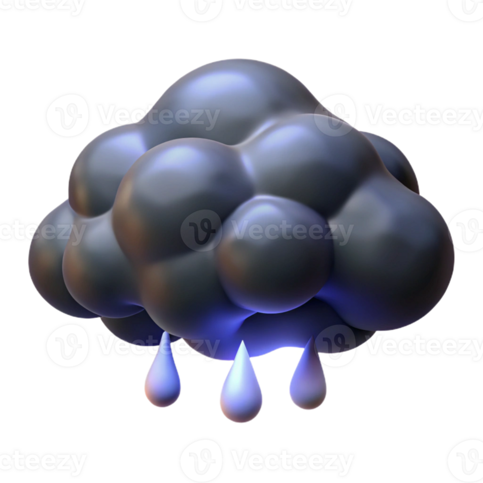 impressive creative Stormy Sky with Dark and Ominous Clouds Transparent Background premium png