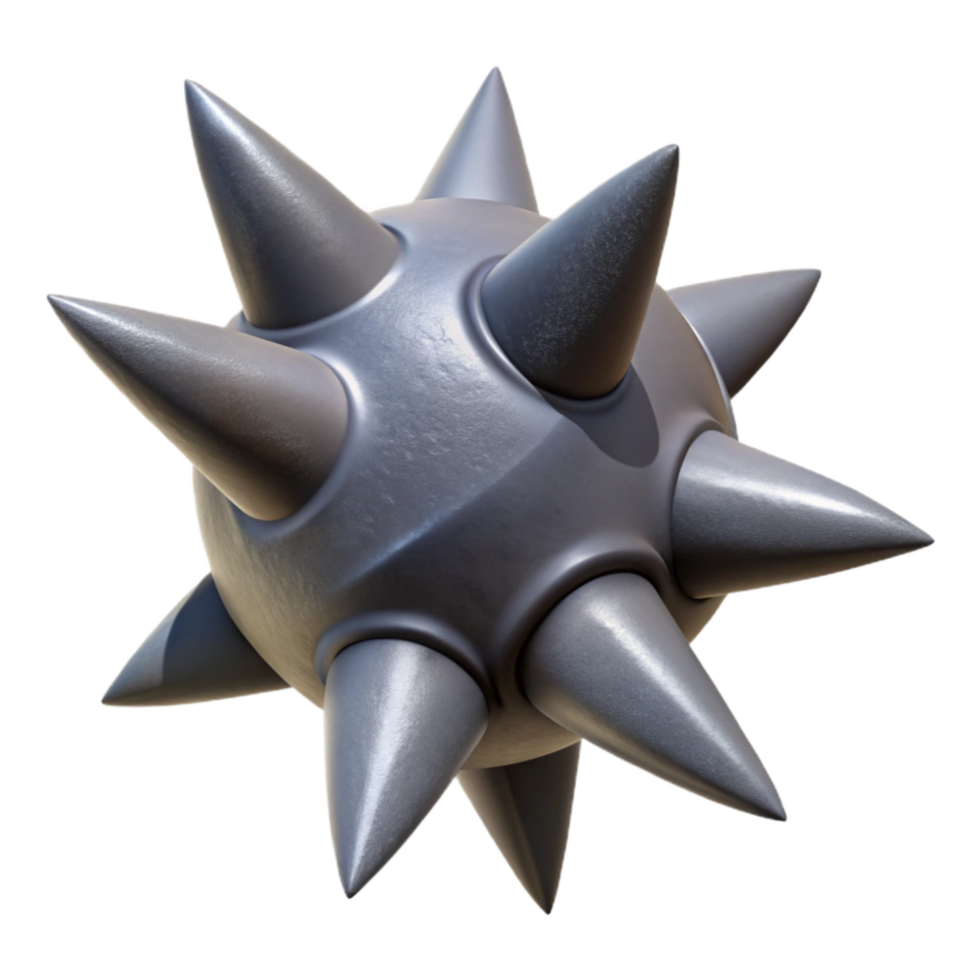 impressive vintage Synthetic Thorn Cutout Isolated Grey Sharp Point genuine png