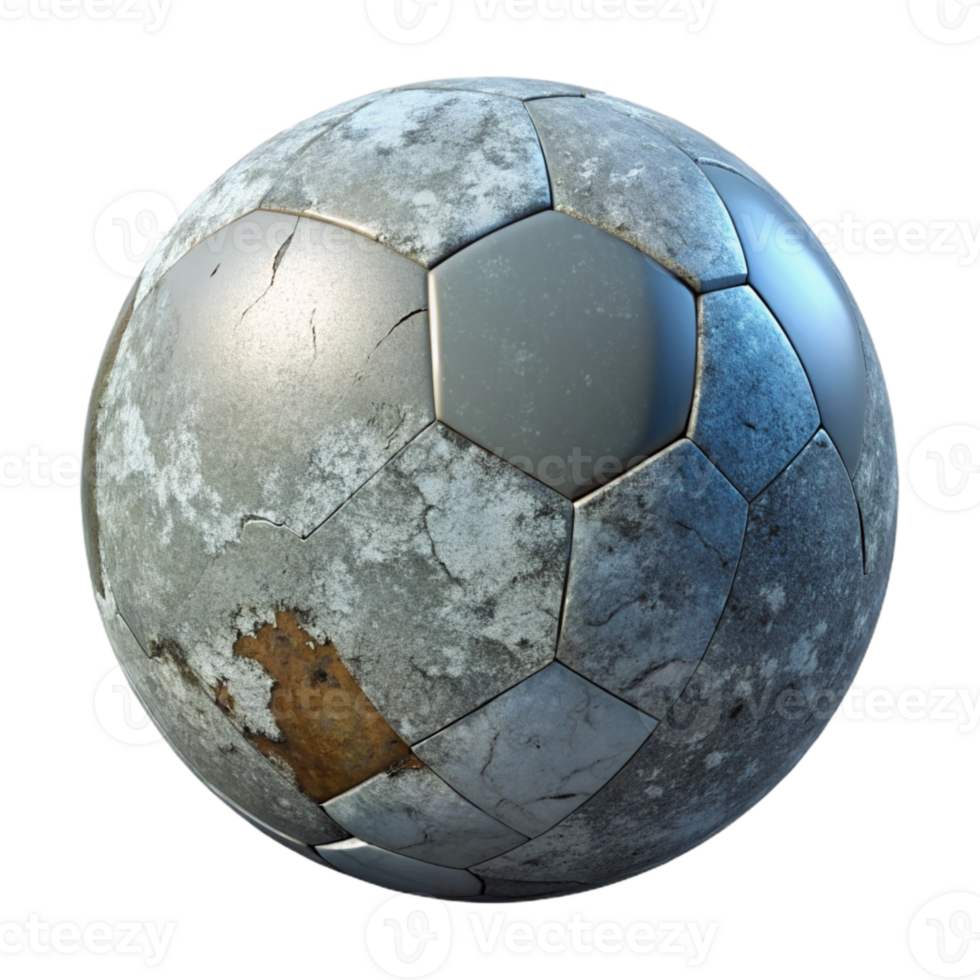 beautiful vintage Translucent Sphere Merging with Concrete Block Isolated png