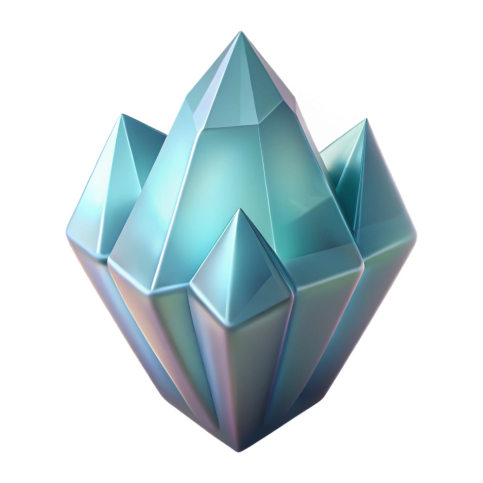 serene vintage Transparent Background Crystal Shapes Cutout Soft Focus exclusive png