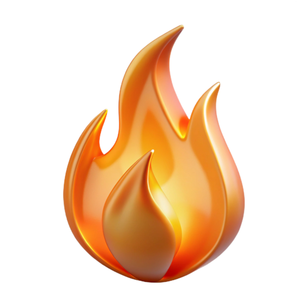 stunning minimalist Transparent Background Fire Cutout with Flickering Shadow authentic png