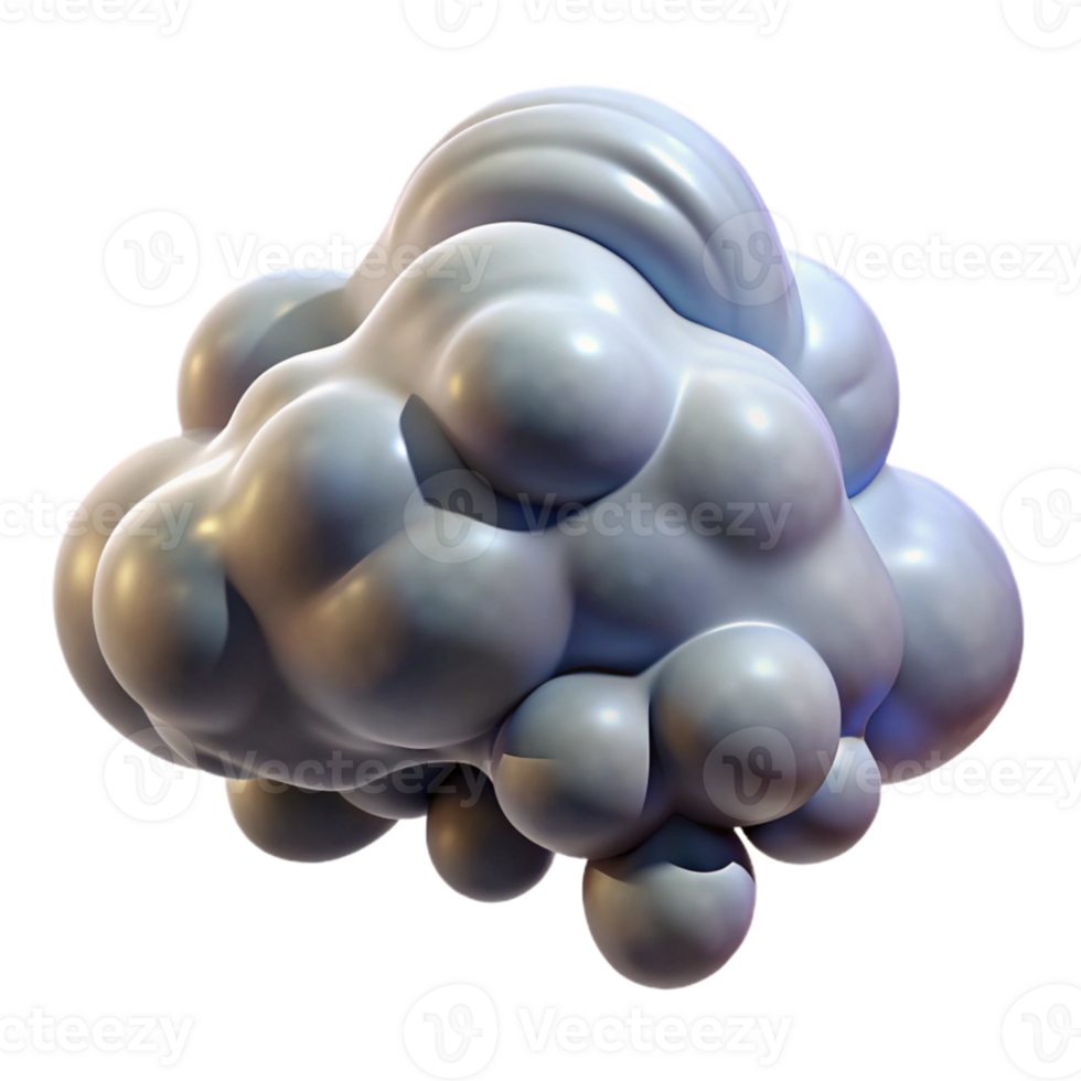 elegant artistic Turbulent Sky Isolated with Dynamic Cloud Formations authentic png
