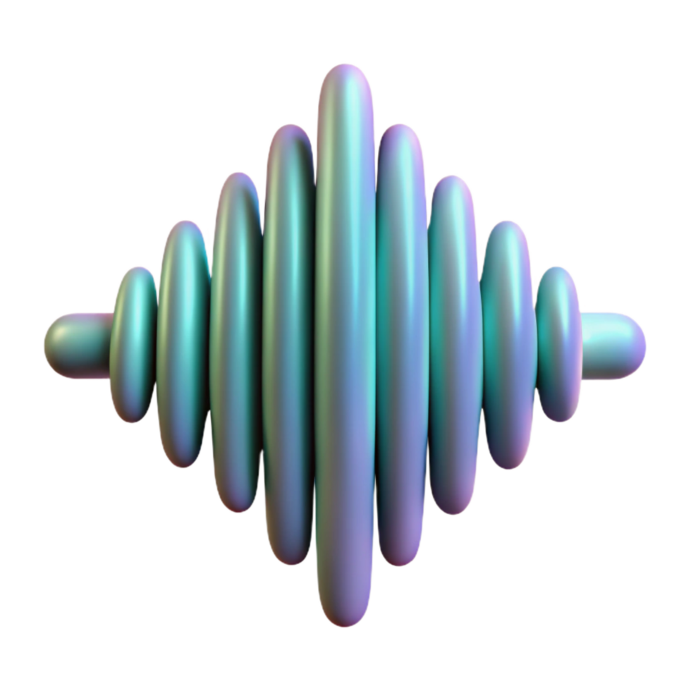 beautiful abstract Vibrational Frequency Isolated with Sound Waves original png