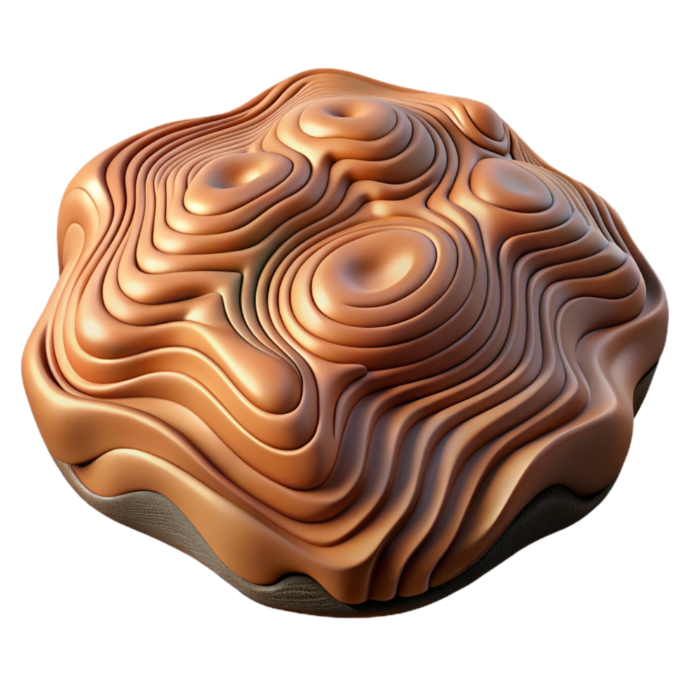 wonderful vintage Vibrating Surface Topography Isolated Graphic detailed png