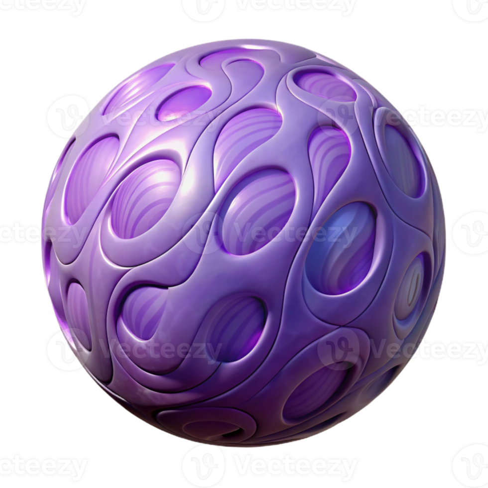 stunning contemporary Violet Sphere Pattern Illustration Transparent Background genuine png