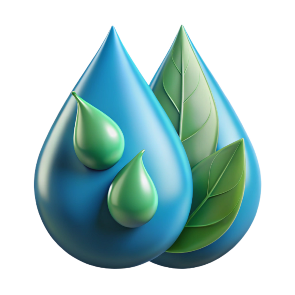 wonderful contemporary Water Droplets Merging with Leaf Surface Cutout png